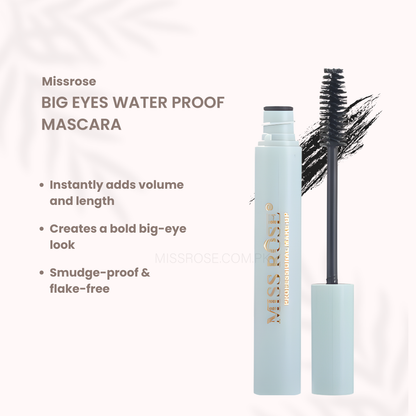Miss Rose Big Eye Waterproof Mascara - Miss Rose Com Pk