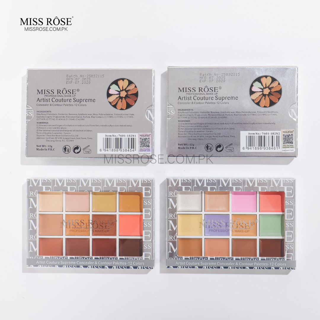 Miss Rose Artist Concealer & Contour Palette