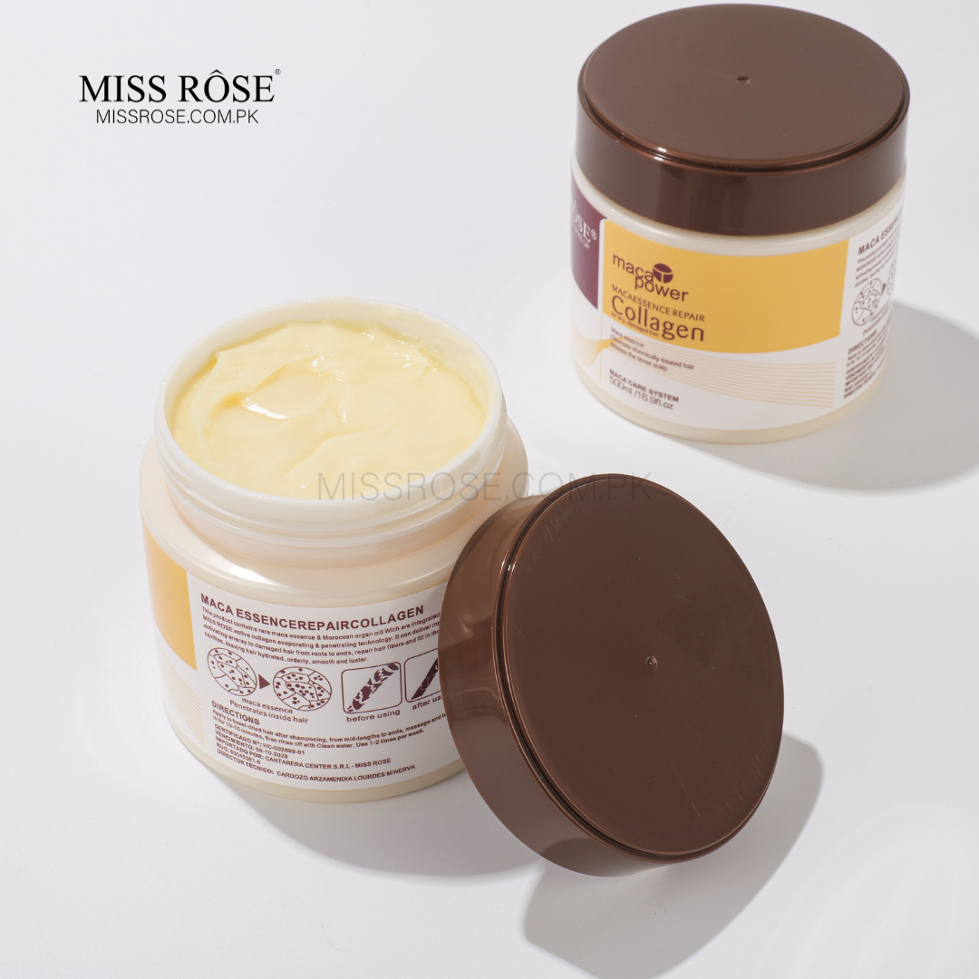 Miss Rose Maca Essence Repair Collagen Hair Mask - Miss Rose Com Pk