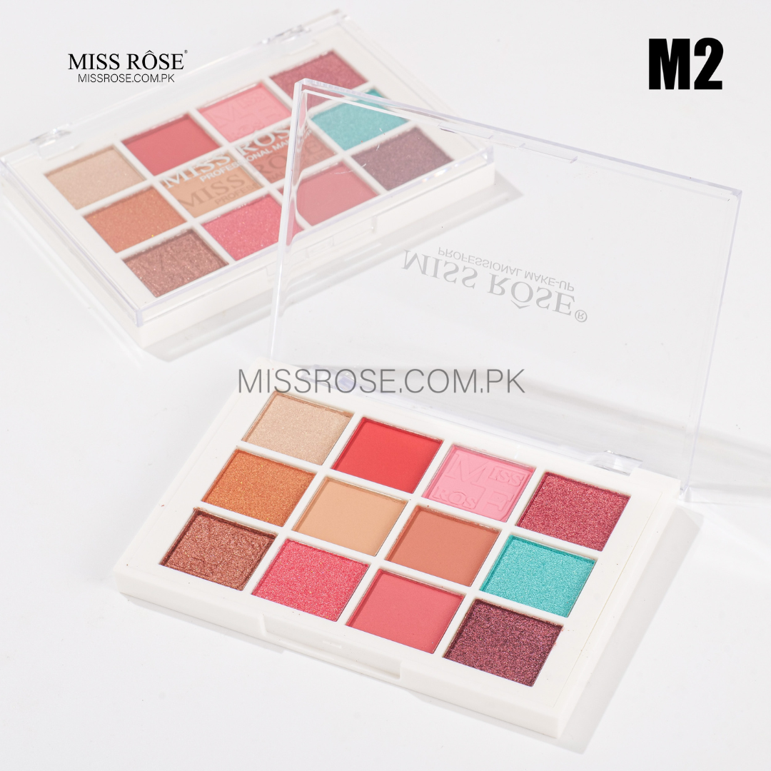 Miss Rose 12 Color Lipstick Palette | Miss Rose Com Pk | Official Store In Pakistan | 100% Authentic Makeup Products