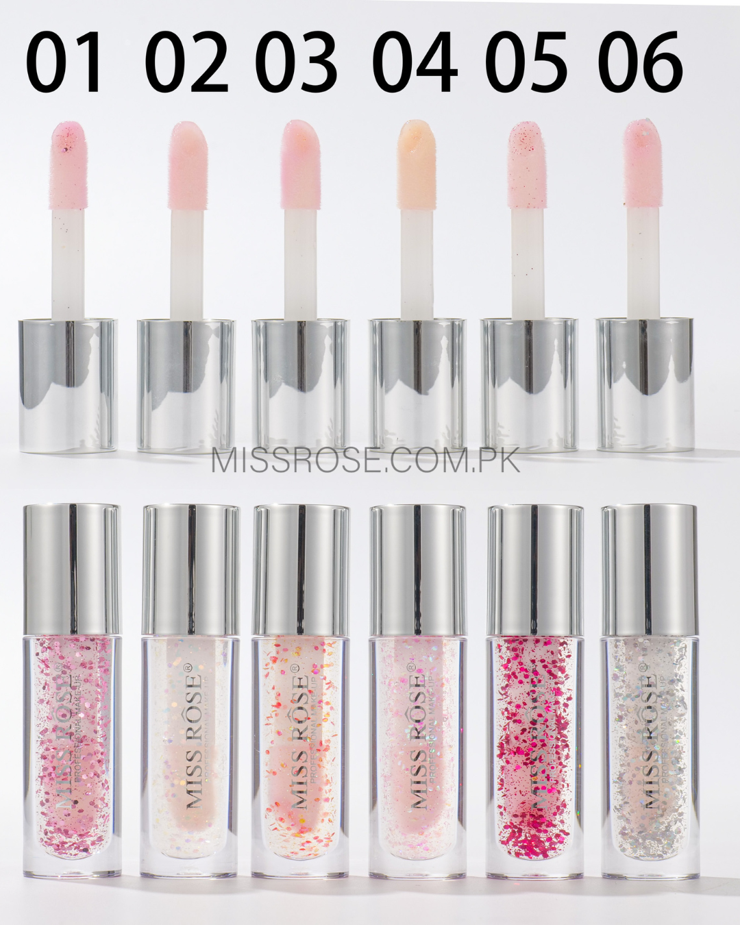 Miss Rose Glistening Magic Lip Oil | Miss Rose Com Pk | Official Store In Pakistan | 100% Authentic Makeup Products
