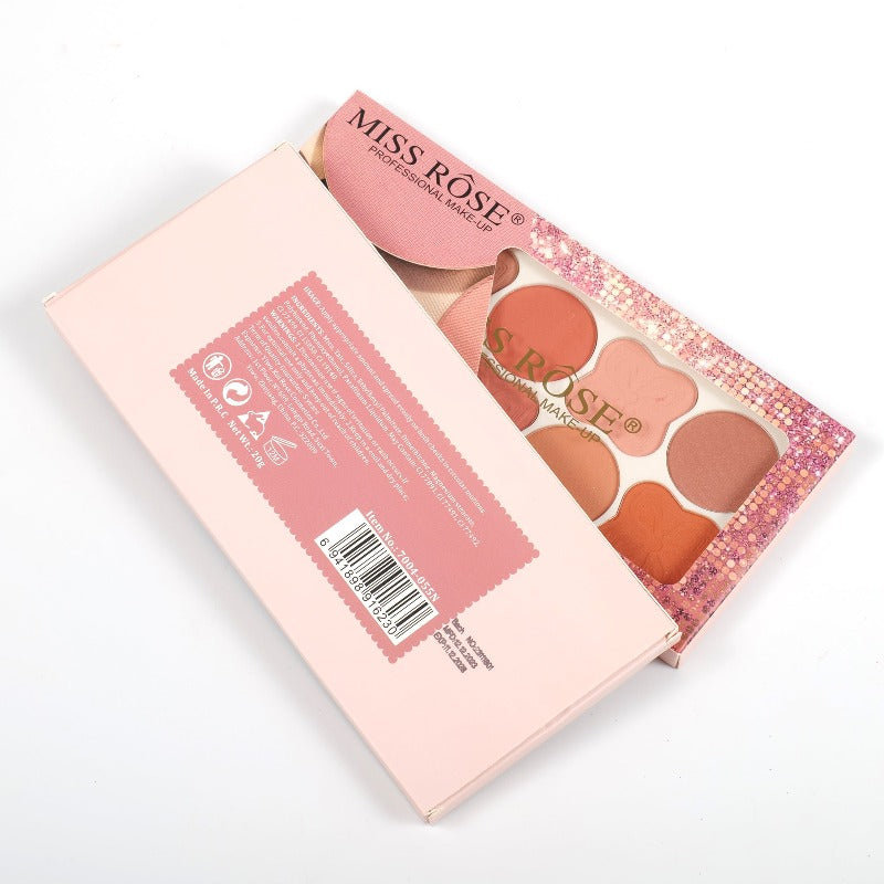 Miss Rose 10-Colors Clover Blusher Palette