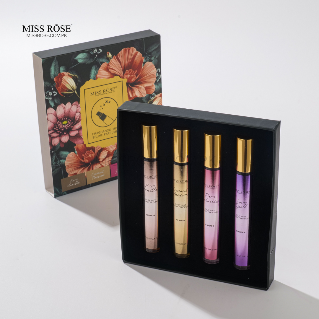 Miss Rose com pk Mini Everyday Use Body Mists