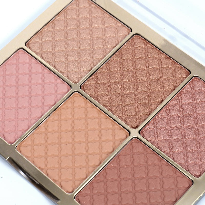 Missrose 6 Color Square Face Palette (all in one)