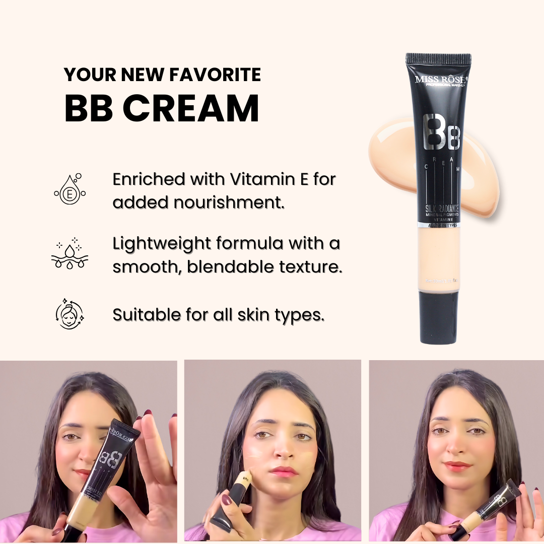 Miss Rose Silk Radiance BB Cream - Miss Rose Com Pk