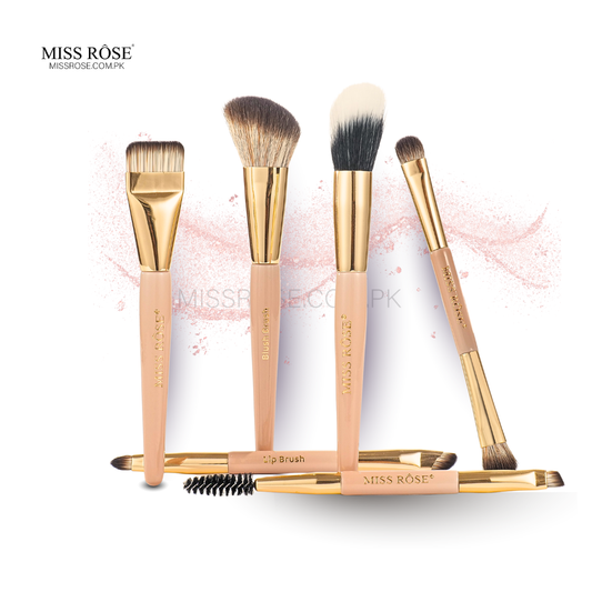 Miss Rose Professional 2-in-1 Dual-Ended Brush Set