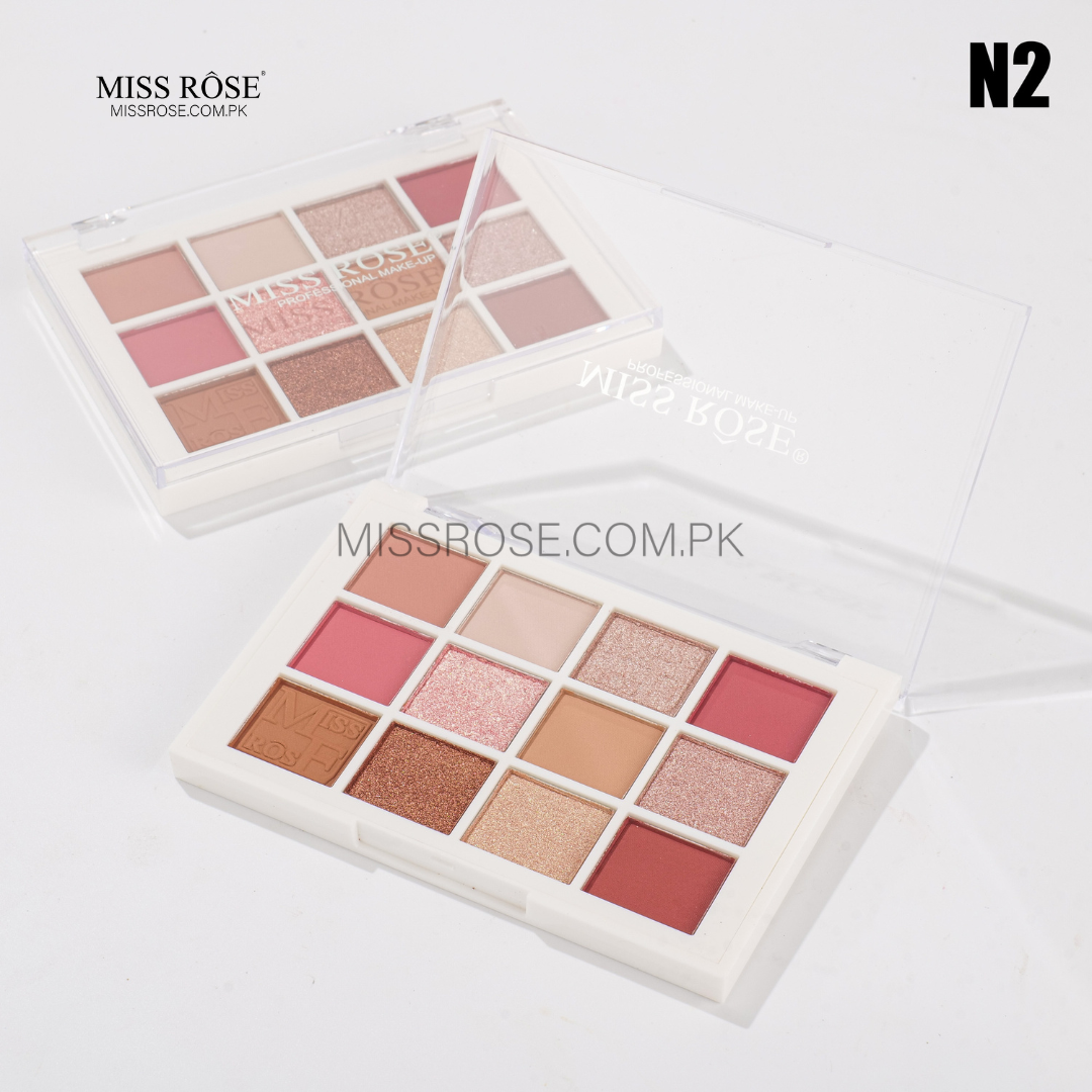 Miss Rose 12 Color Lipstick Palette | Miss Rose Com Pk | Official Store In Pakistan | 100% Authentic Makeup Products
