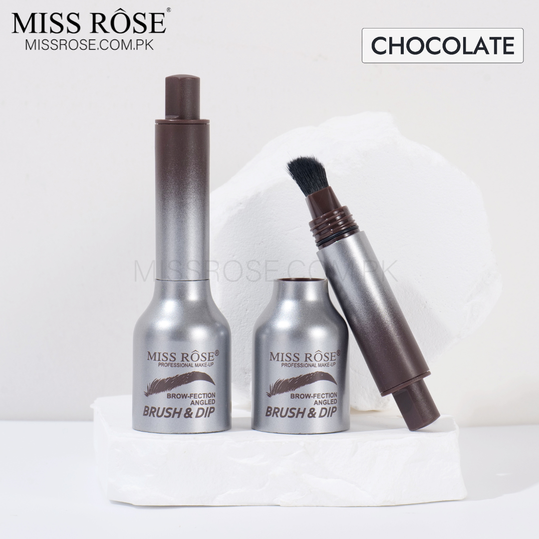 Miss Rose Com Pk Brush & Dip Liquid Eyebrow