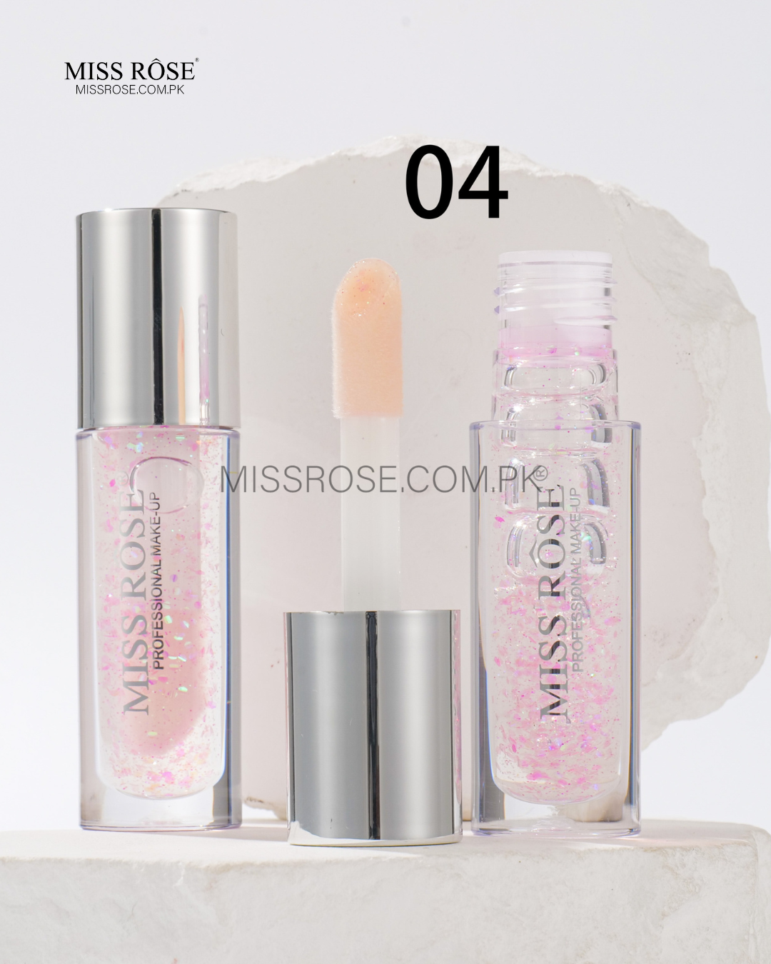 Miss Rose Glistening Magic Lip Oil | Miss Rose Com Pk | Official Store In Pakistan | 100% Authentic Makeup Products