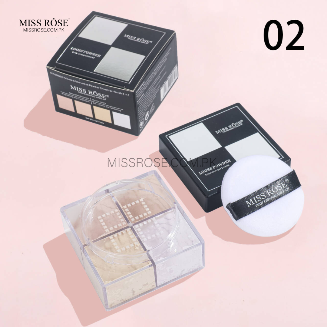 Miss Rose Prisme Libre 4-Color Loose Powder