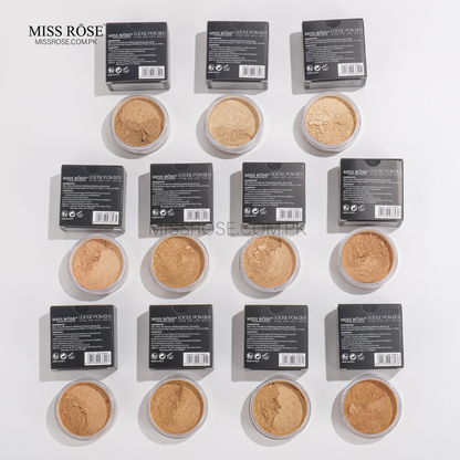 Miss Rose Loose Powder – Silky & Soft Matte Finish - Miss Rose Com Pk