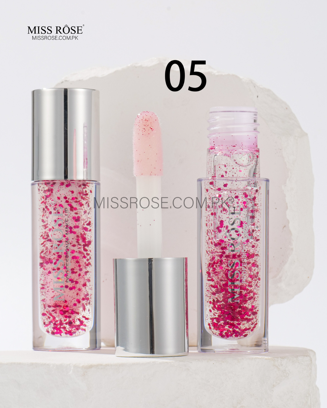 Miss Rose Glistening Magic Lip Oil | Miss Rose Com Pk | Official Store In Pakistan | 100% Authentic Makeup Products