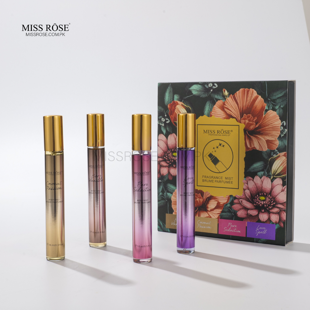 Miss Rose com pk Mini Everyday Use Body Mists
