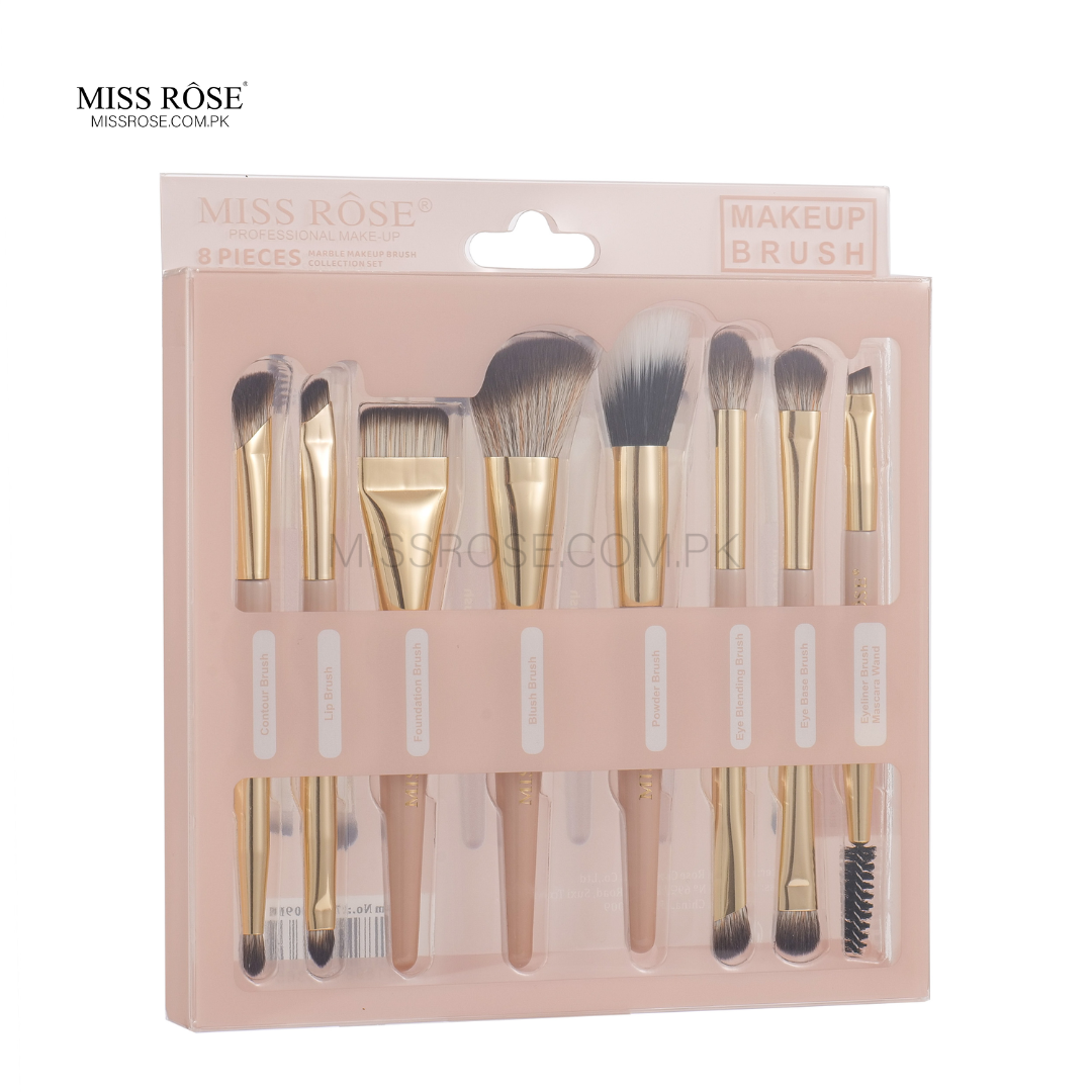 Miss Rose Professional 2-in-1 Dual-Ended Brush Set | Miss Rose Com Pk | Official Store In Pakistan | 100% Authentic Makeup Products