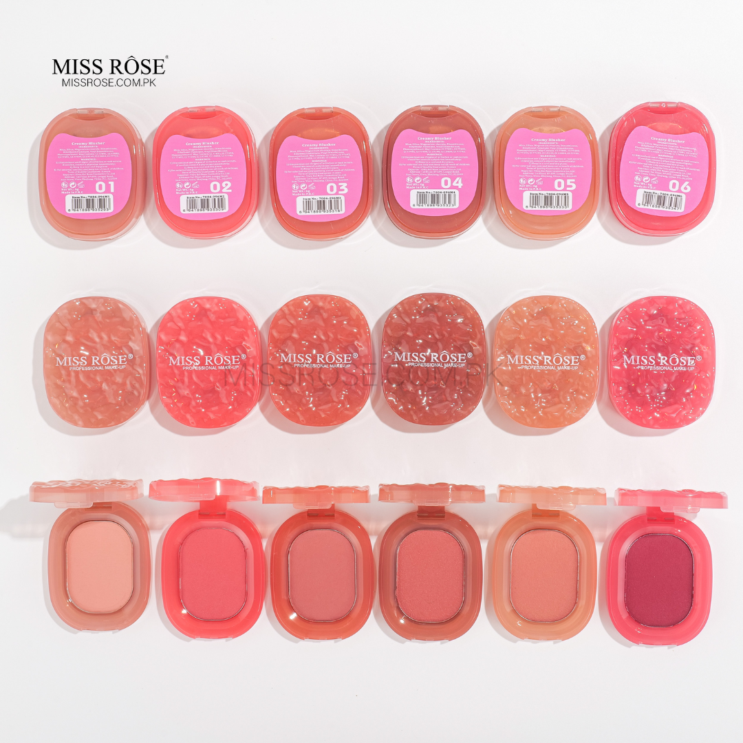 Miss Rose Velvet Glow Creamy Blush - Miss Rose Com Pk