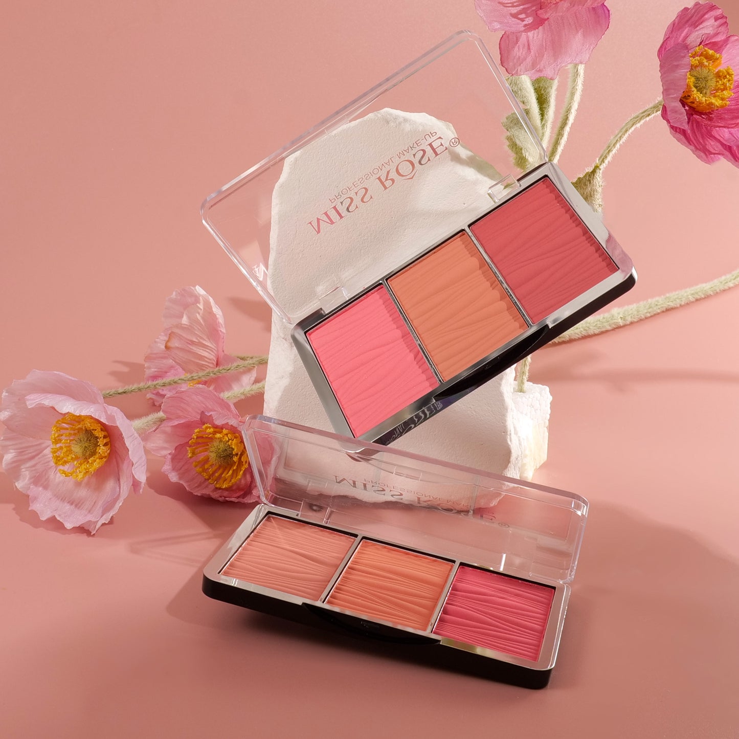 Missrose Triple Glow Blush Palette