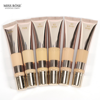 Miss Rose Com Pk - Affordable Miss Rose Silk Flawless Foundation for even skin tone and smooth base makeup look