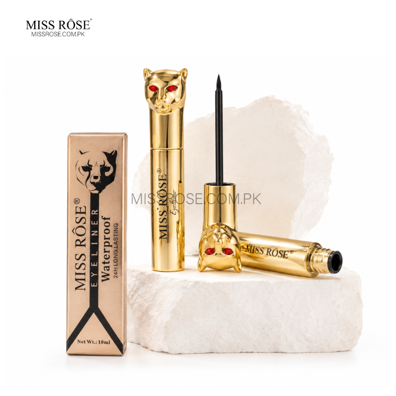 Miss Rose Cat Liquid Eye Liner - Miss Rose Com Pk