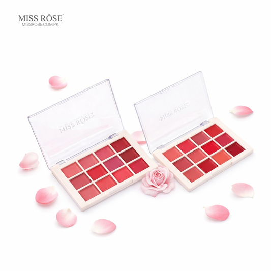 Miss Rose 12 Color Lipstick Palette