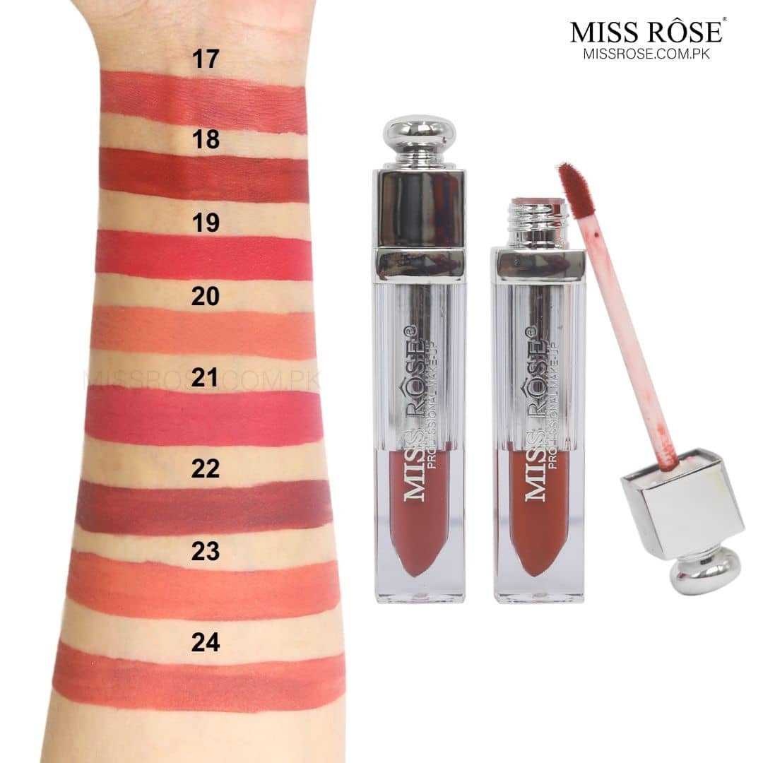 Miss Rose Silver Angelic Matte Lip gloss - Miss Rose Com Pk 