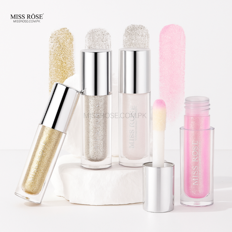 Miss Rose Liquid Glitter Eye Shadow  -Miss Rose Com Pk 