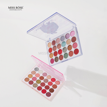 Miss Rose 24-Color Versatile Eyeshadow Palette - Mis Rose Com Pk
