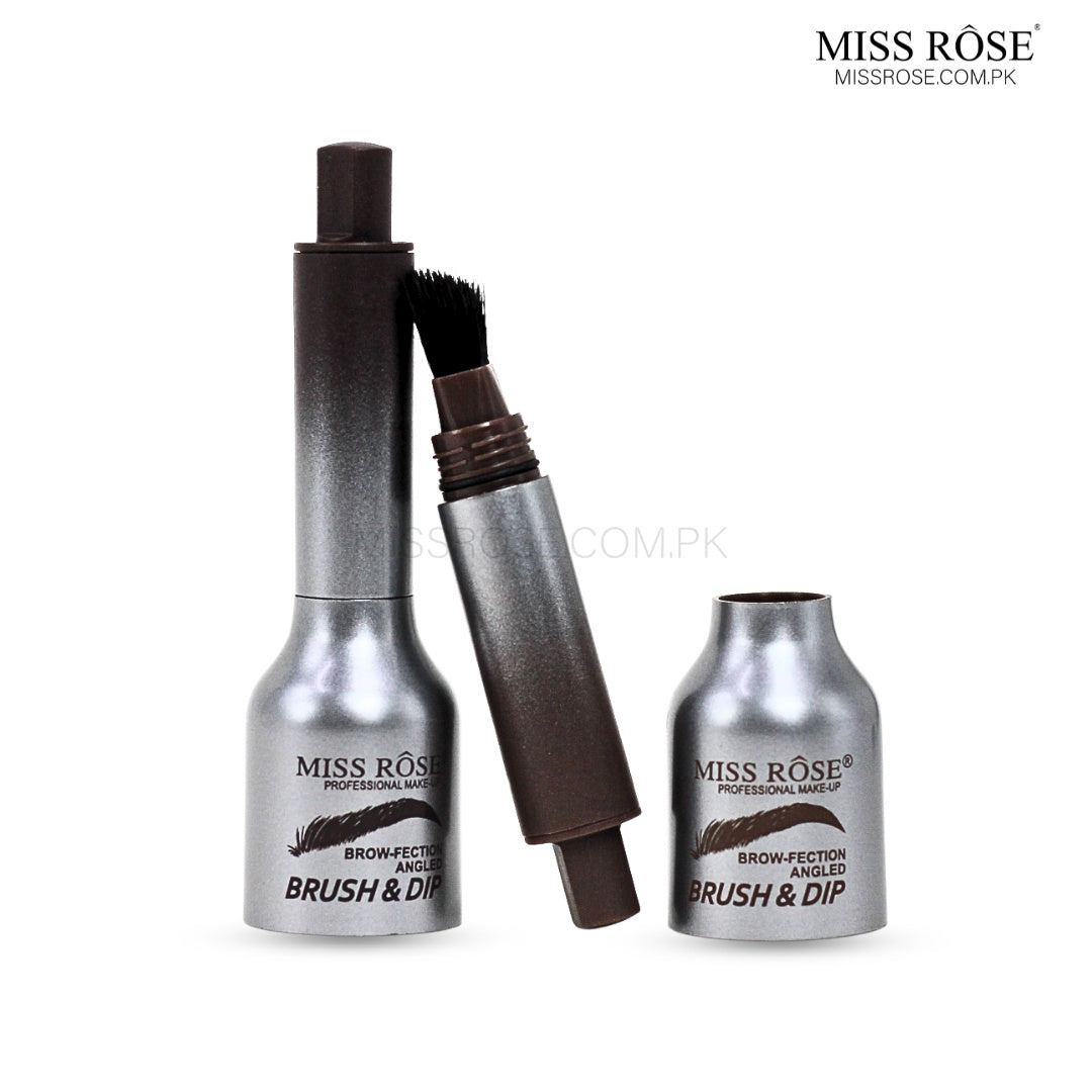 Miss Rose Com Pk Brush & Dip Liquid Eyebrow