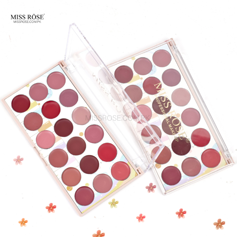Miss Rose 18 color Lipstick kit - Miss Rose Com Pk
