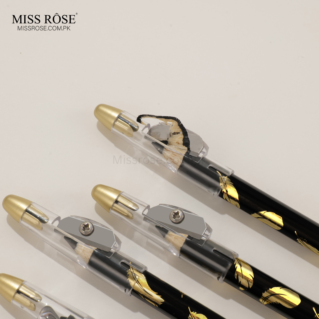 Miss Rose 2-in-1 Eyebrow Pencil – Black - Miss Rose Com Pk