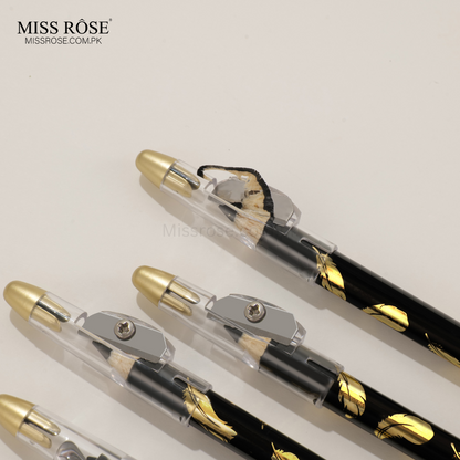 Miss Rose 2-in-1 Eyebrow Pencil – Black - Miss Rose Com Pk