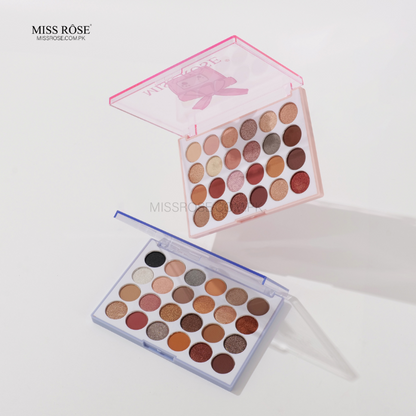 Miss Rose 24-Color Versatile Eyeshadow Palette - Mis Rose Com Pk