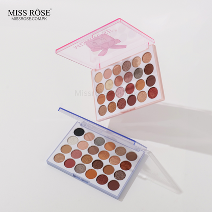 Miss Rose 24-Color Versatile Eyeshadow Palette - Mis Rose Com Pk
