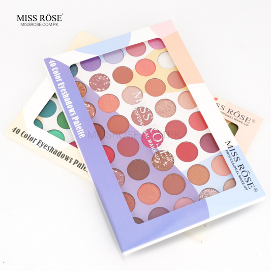 Miss Rose 40 Color Eyeshadow Palette - Miss Rose Com Pk