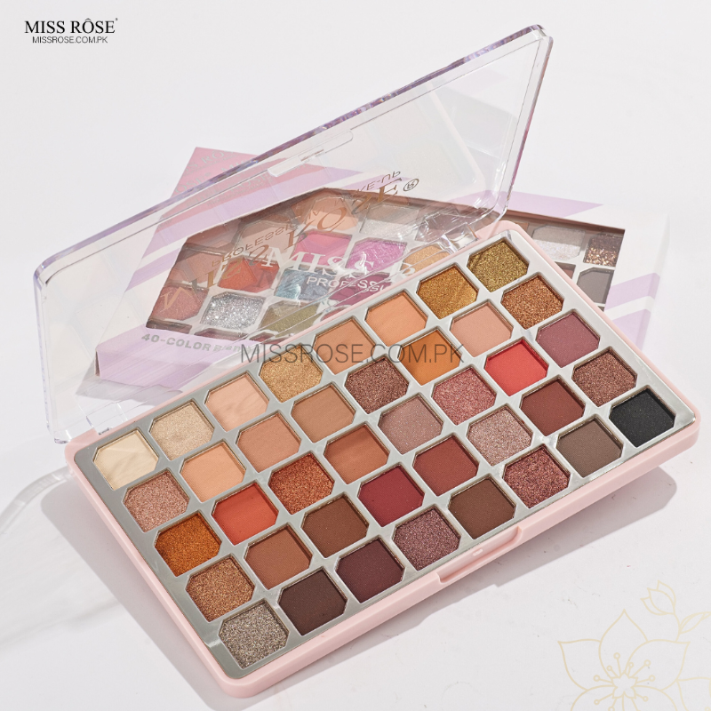 Miss Rose 40 color Blend Artistry Eyeshadow - Miss Rose Com Pk 