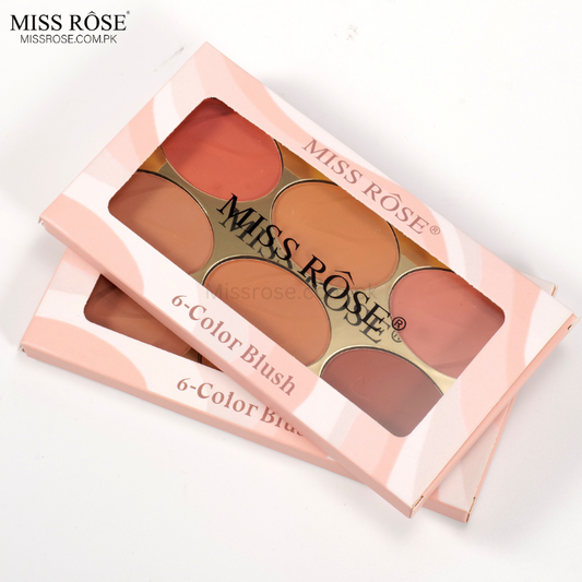 Miss Rose 6 Color Face Kit - Miss Rose Com Pk