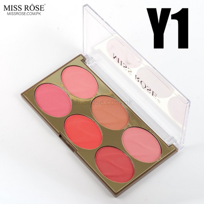 Miss Rose 6 color blush (new) - Miss Rose Com Pk