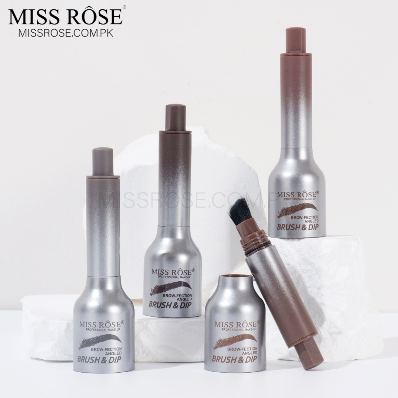 Miss Rose Com Pk Brush & Dip Liquid Eyebrow