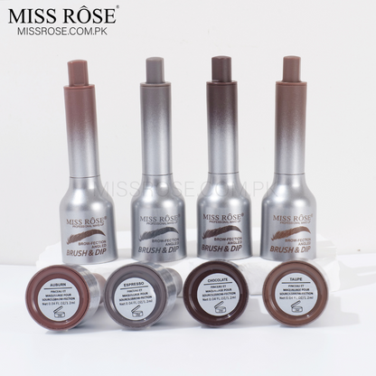 Miss Rose Com Pk Brush & Dip Liquid Eyebrow