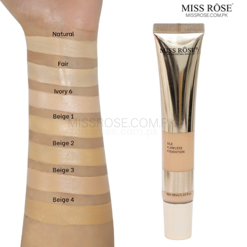Miss Rose Com Pk Silk Flawless Foundation
