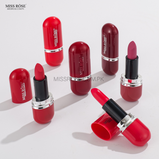 Miss Rose Coral Charm Capsule Lipstick - Miss Rose Com Pk