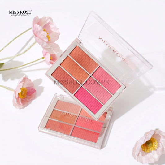 Miss Rose Rubik's Cube Matte Blusher – 6 Colors - Miss Rose Com Pk