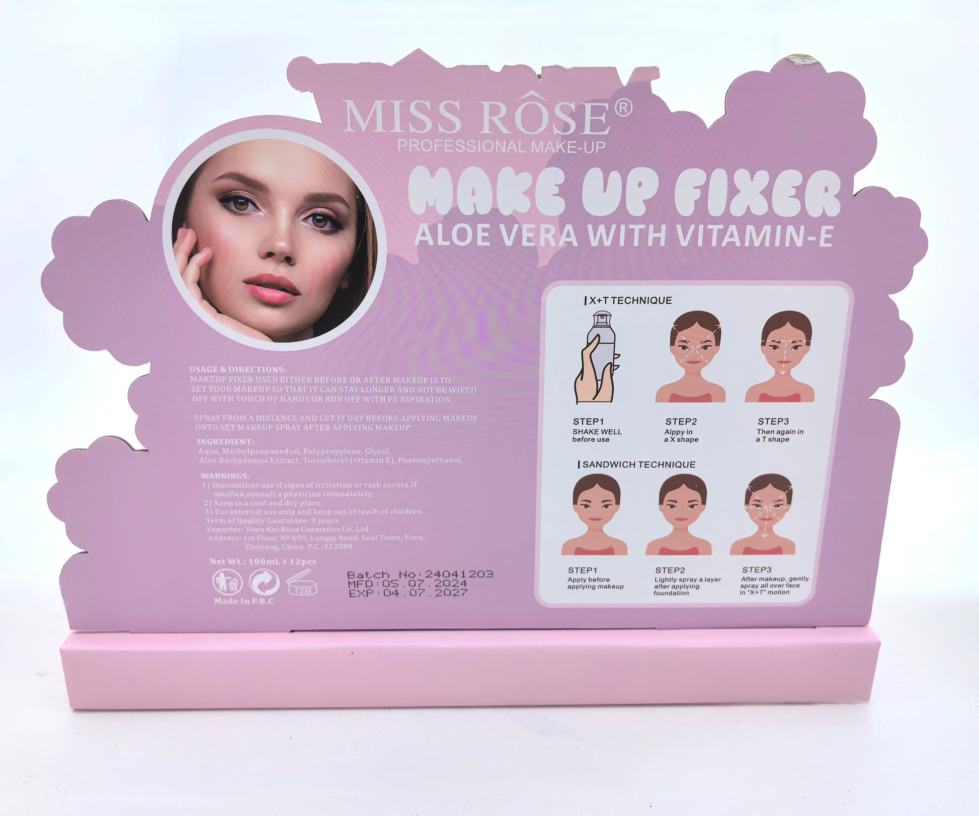 Miss Rose EverFresh Makeup Fixer - Miss Rose Com Pk