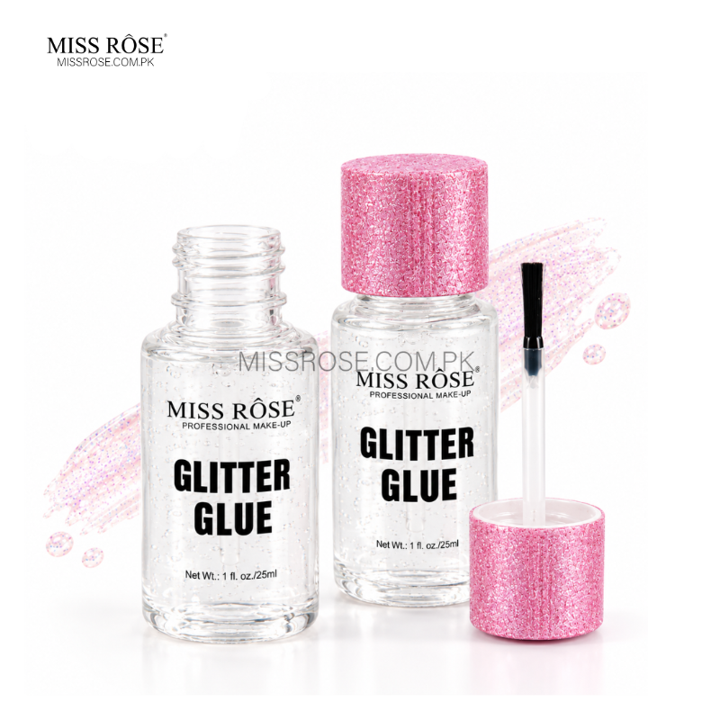 Miss Rose Glitter Glue Eye Waterproof Long Lasting - Miss Rose Com Pk