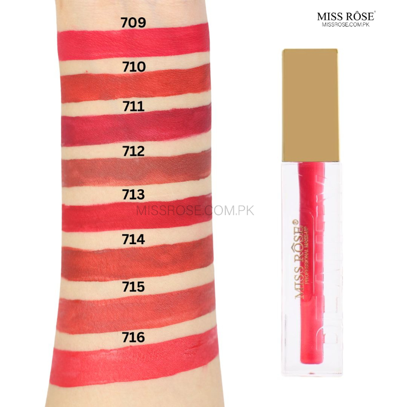 Miss Rose Golden Gleam Beauty Lip Gloss - Miss Rose Com Pk