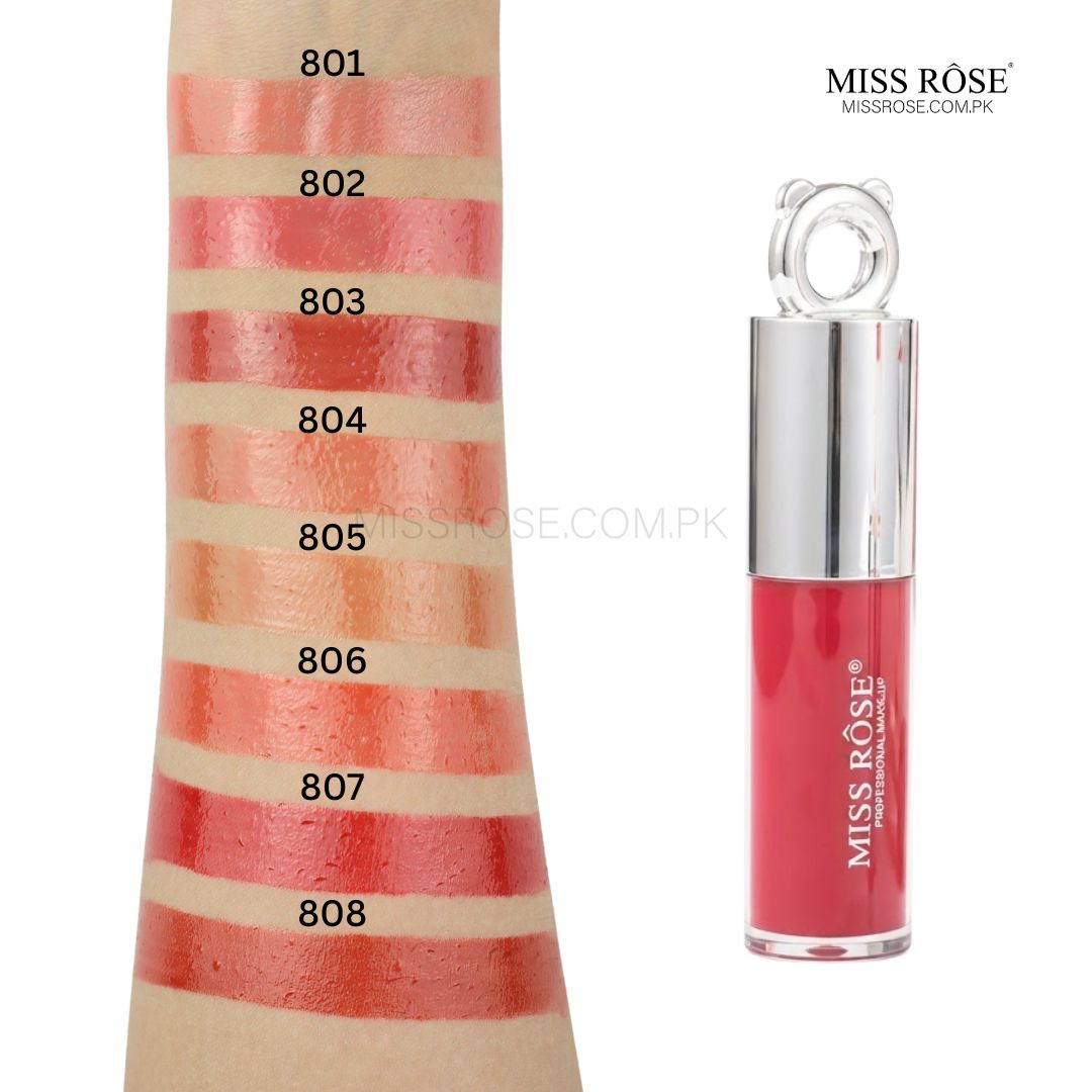 Buy_Miss_Rose_High_Shine_Liquid_Lip_Gloss_Miss_Rose_Com_Pk

801-808 swatches