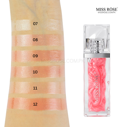Miss Rose Iced Texture Glitter Lip Gloss