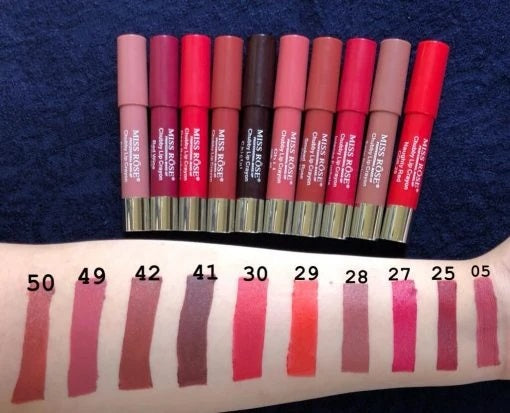 Miss_Rose_Lip_Crayon_Set_With_10_Beautiful_Shades