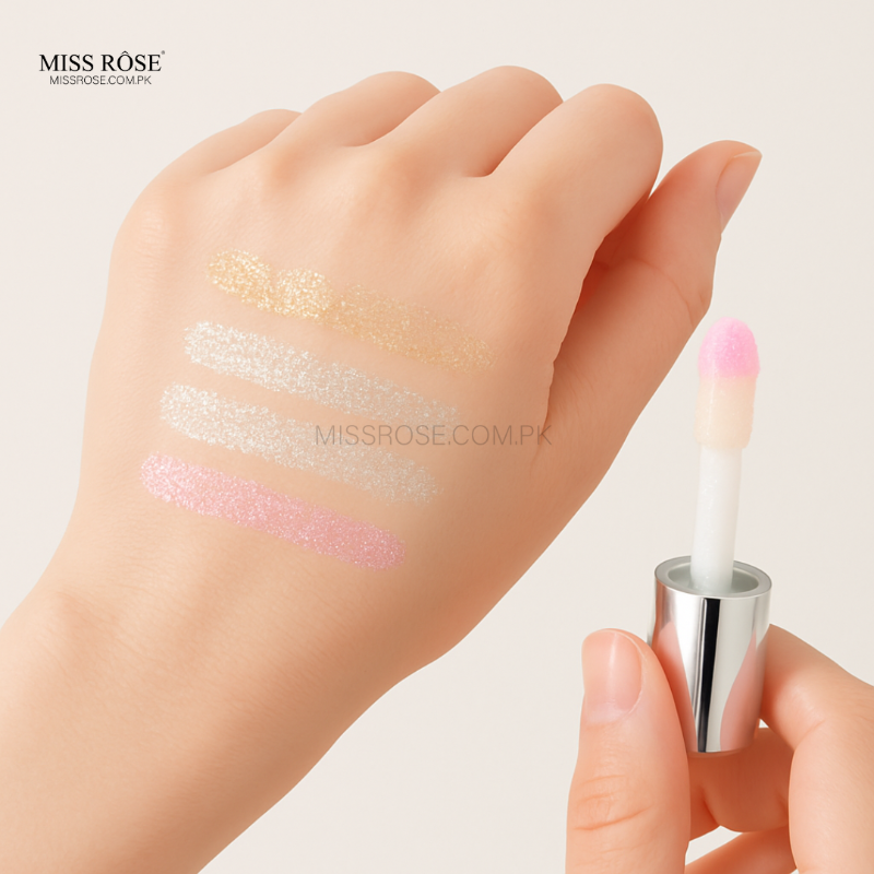 Miss Rose Liquid Glitter Eye Shadow  -Miss Rose Com Pk 
