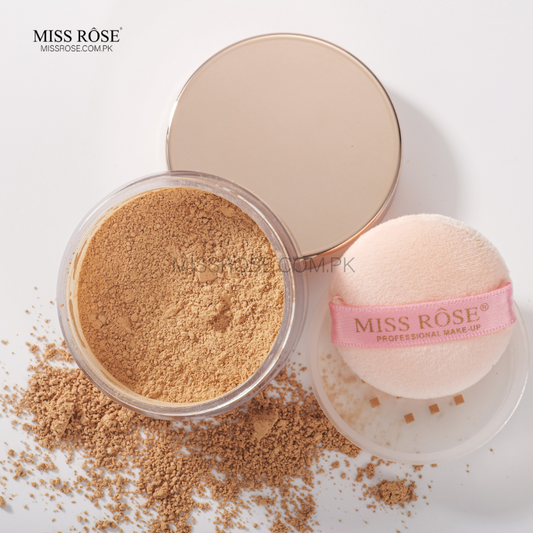 Miss Rose Loose Powder – Silky & Soft Matte Finish - Miss Rose Com Pk
