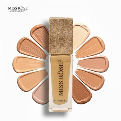 Miss Rose Luxurious Gilded Cuboid Silky Foundation - Miss Rose Com Pk